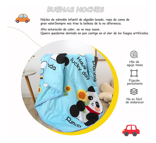 Manta Infantil De Dibujos Animados Colcha Infantil Verano Animal Print Panda