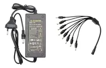 Comprar Fuente Poder Camaras Seguridad 12v 8a + Cable Poder + Pulpo