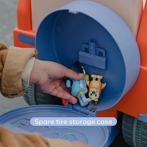 Bluey - Auto Eléctrico Interactivo De 6 V Para Niños Pequeño