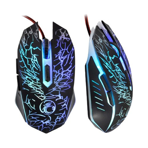 Mouse Gamer 6 Botones Con Cable - Luces Led Usb Profesional