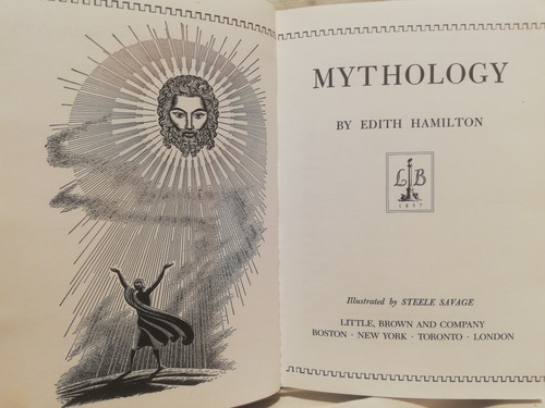 Mythology, Edith Hamilton, L B U S A,ingles (Usado)