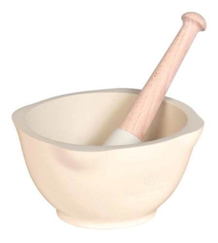 Imagem 1 de 2 de Mortar Com Pilão 14cm Areia Emile Henry