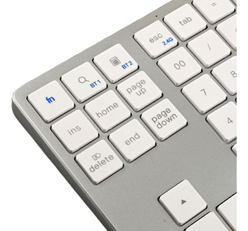 * Teclado Numérico, Teclado Numérico Inalámbrico, Plata Y
