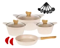 Comprar Juego De Ollas Y Sarten Antiadherente Con Accesorios 13 Pz