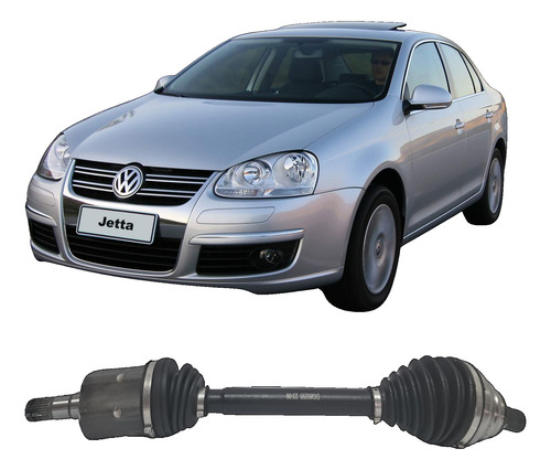 Semi Eixo Vw Jetta 2.5 Automático 2005/2011 Esquerdo 36x26