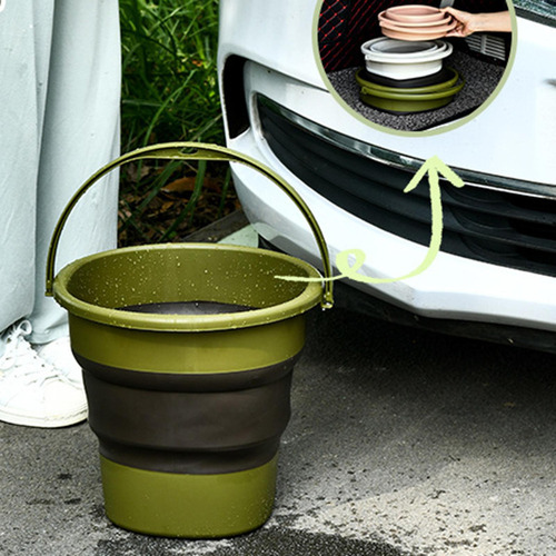 D Cubo Plegable, Cubo De Limpieza, Cesta Para 17l