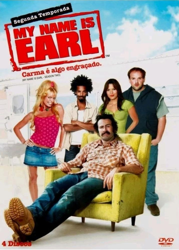 My Name Is Earl 2ª Temporada - Box Com 4 Dvds - Jason Lee