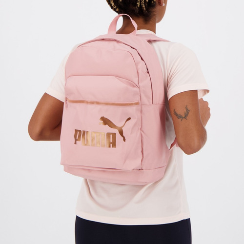Imagen 6 de 10 de Mochila Wmn Core Base College Bag Original 7737402 Rosa