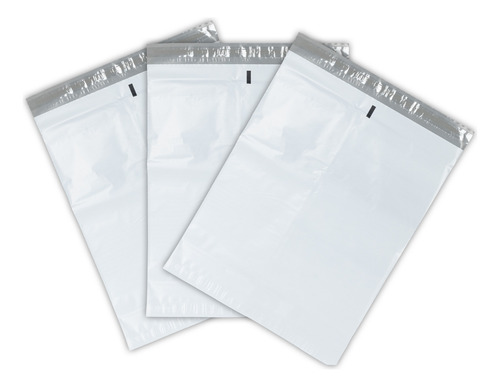 100 Bolsas Sobres Para Envios Paqueteria Ecommerce 38x48cm Blanco