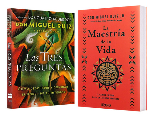 Las Tres Preguntas + La Maestría De La Vida Pack 2 Libros