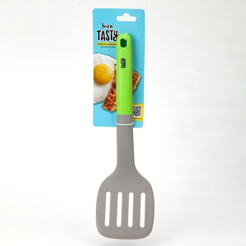 Imagen 2 de 5 de Oferta Del Dia Espátula Tasty Ranurada En Nylon Y Silicona 3