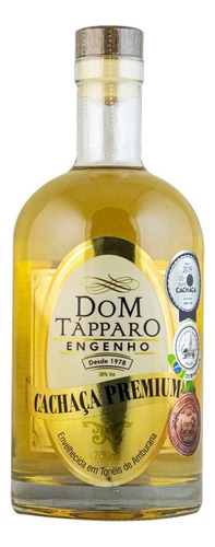 Cachaça Dom Tápparo Premium Amburana 6 Anos 700ml