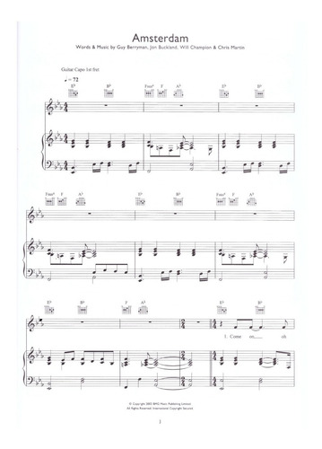 Play Piano With... Coldplay.