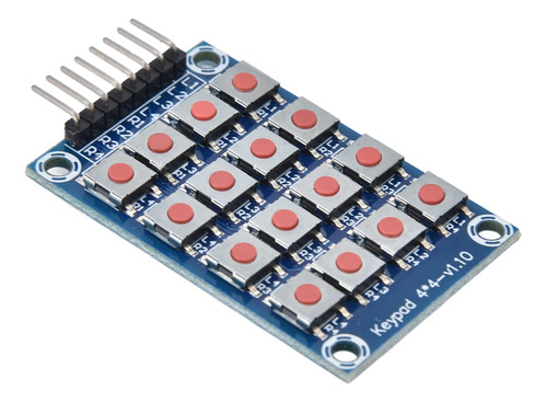 Modulo Teclado Matriz 4 X Interruptor 16 Boton Artesania 8