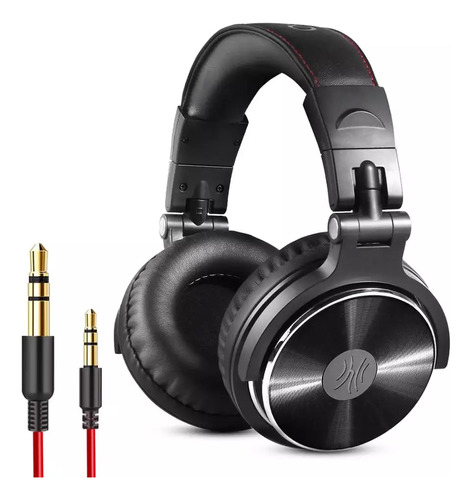 Audifonos - Oneodio Pro 10 Black Wired Headphones