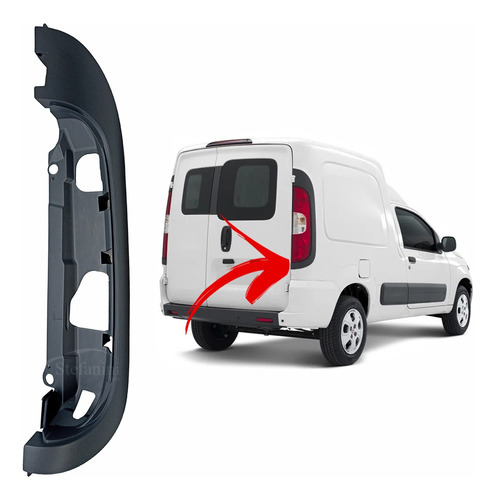 Moldura Lanterna Direita Traseira Fiorino 2011 A 2021 Mopar