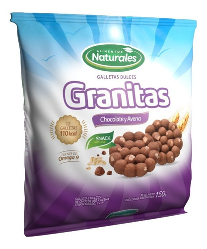 Galletitas - Snack De Chocolate Y Avena Caja X14 - Alimentos