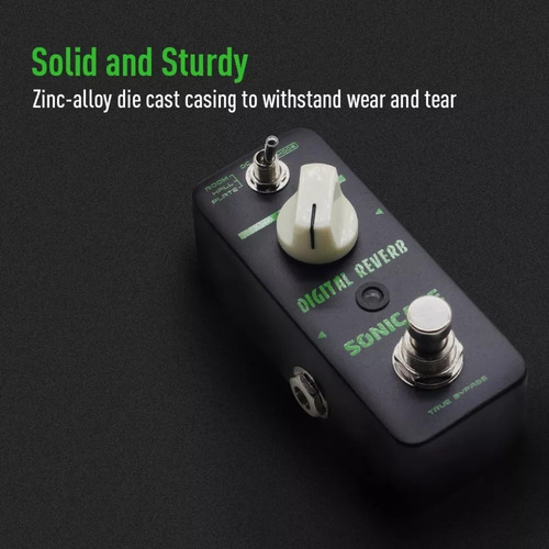 Imagem 3 de 6 de Pedal De Efeito Reverb P/ Guitarra Room Hall Plate Sonicake