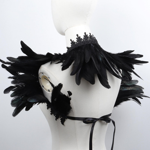 Chal De Plumas Para Fiesta De Carnaval, Halloween