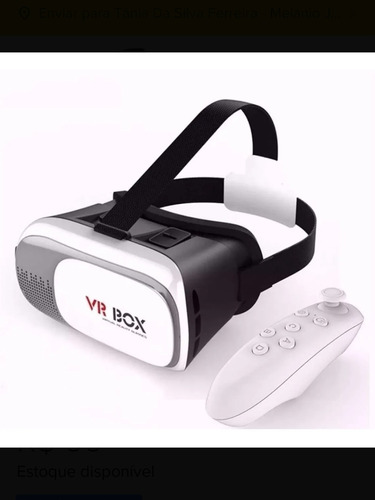 Óculos De Realidade Virtual Vr Box Com Controle