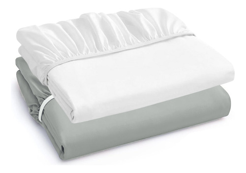Pack De Sábanas Bajeras Ajustable Para Cama 2 Plazas 3angeli
