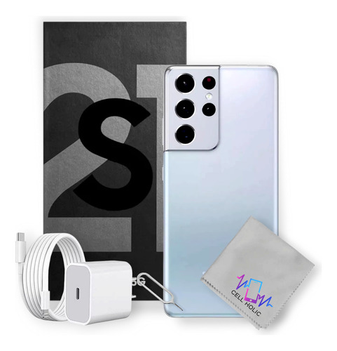 Samsung Galaxy S21 Ultra 256 Gb Phantom Silver Caja Original (open Box) (Reacondicionado)