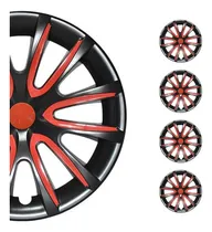 Comprar Tapas Para Rines Omac - Negras Y Rojas Para Toyota Ch-r 