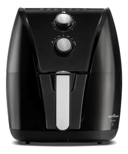 Air Fryer Britânia 5l Antiaderente Gold 1500w Baf45a Cor Preto