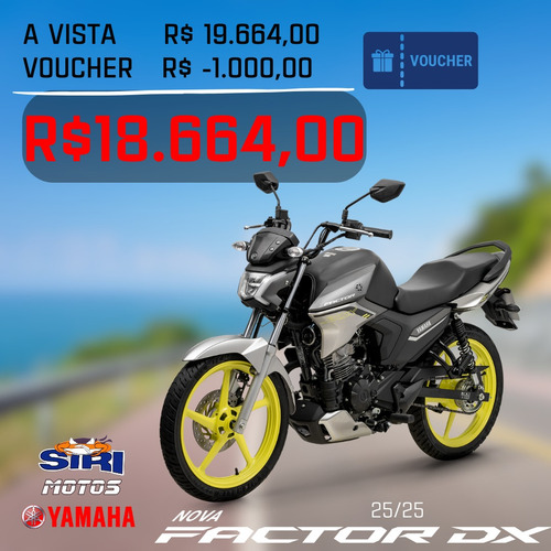 Yamaha Factor 150 Dx - 2025 0km (consulte Condições)