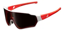 Comprar Gafas Polarizadas Rockbros Deportivos Lente Bordó Armazón Blanco