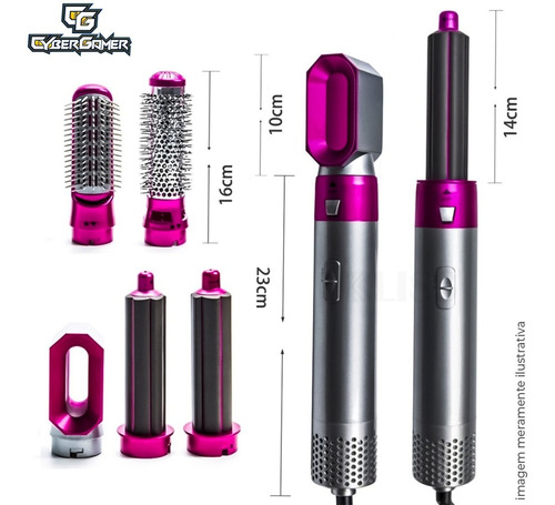 Imagem 3 de 6 de Pente Escova Secadora Modeladora 5x1 Babyliss Íon Negativo