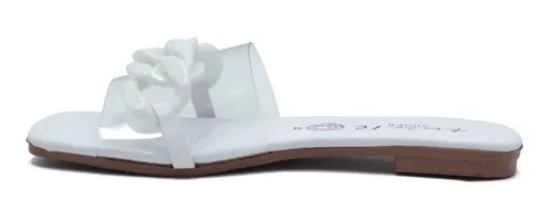 Sandalia transparente on sale mercado livre
