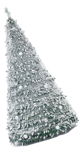 150 Cm Pvc Árbol De Navidad De Nieve Artificial Pino Blanco