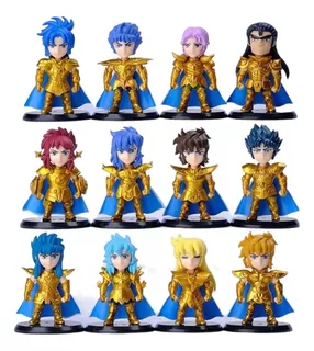 Caballeros Del Zodiaco Saint Seiya 12 Figuras En Bolsa