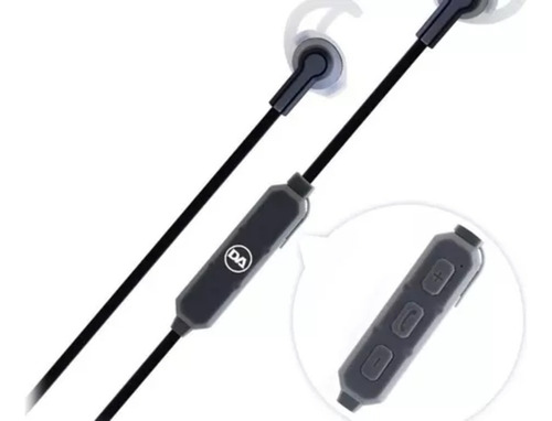 Auricular Inalámbrico Recargable Usb Bluetooth Daewoo Negro