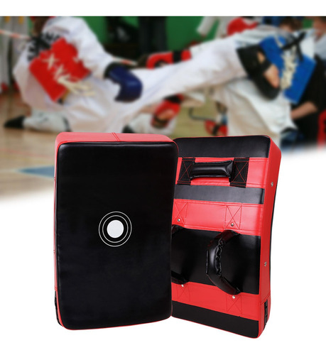 Almohadilla De Boxeo Muay Thai Para Hombres Y Negro Rojo