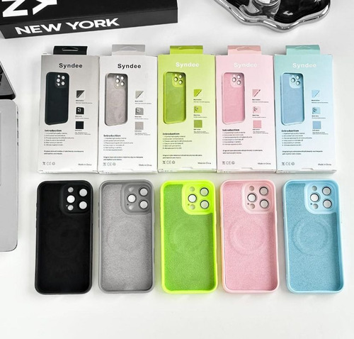 Colores Varios Tpu Con Tecnologia Magsafe, Incluye Mica 9d Negro Ip12 Pro
