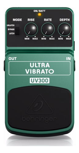 Behringer Uv-300 Pedal Ultra Vibrato Totalmente Nuevo Color Verde