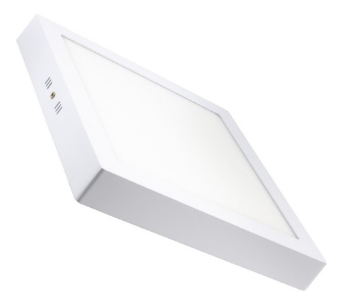 Lampara 18w Led Panel Cuadrada Superficial 6000 Y 3000k