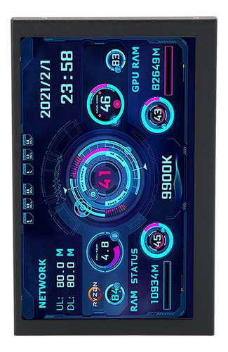Monitor De Datos De Cpu De Pc De 5 Pulgadas Ips Usb Tipo C P