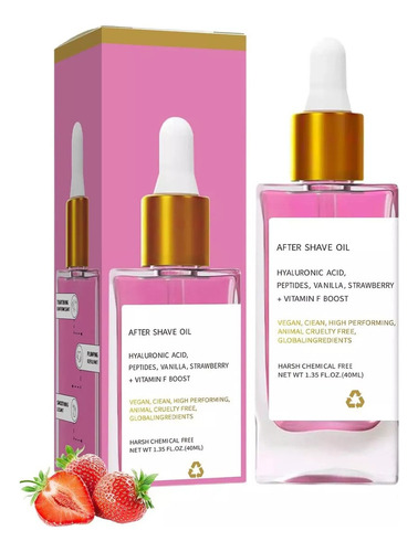 Aceite Para Después Del Afeitado: Aroma A Fresa Y Vainilla,