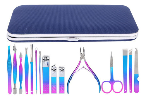 Set De 15 Tijeras De Cejas Para Cortar Uñas