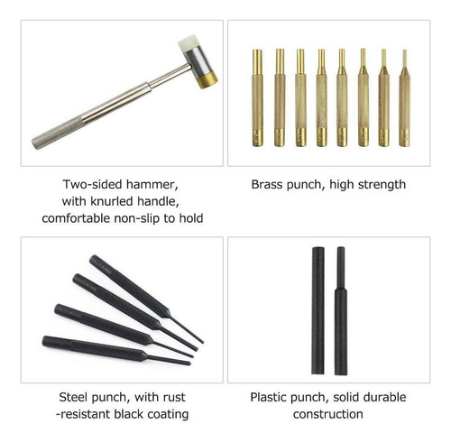 . 15 Pçs/kit De Punção De Armeiro