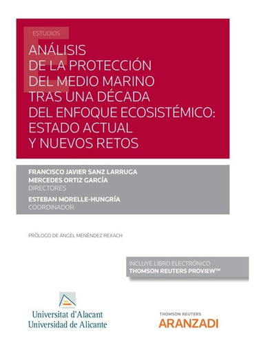 Libro Analisis De La Proteccion Del Medio Marino Tras Una...