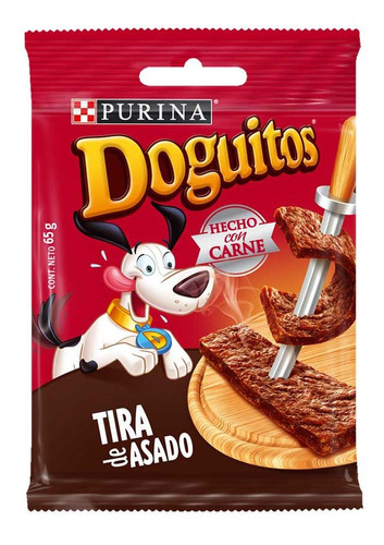 Snacks Para Perros Doguitos Tira De Asado 65gr