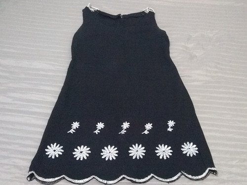 Vestido Antigüo De Señora Confeccionado A Mano Único T 48 