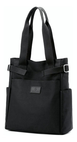 Bolso De Hombro Multifuncional Impermeable Para Mujer Color Negro