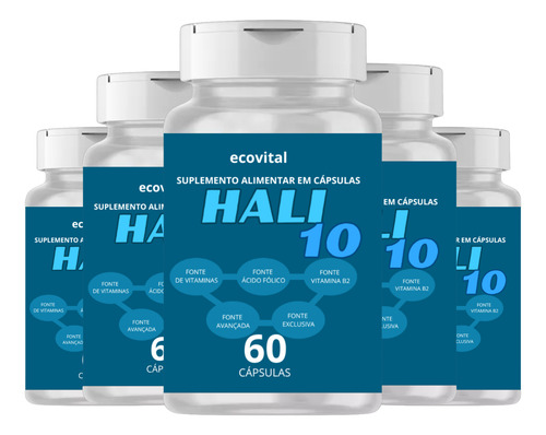 1 Pote Hali 10 Original 60 Capsúla- Sorriso Sem Bafo Envio Rápido