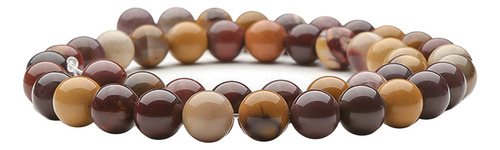 Mokaita 8mm Piedra Natural Alta Calidad Mookaite Cuarzo