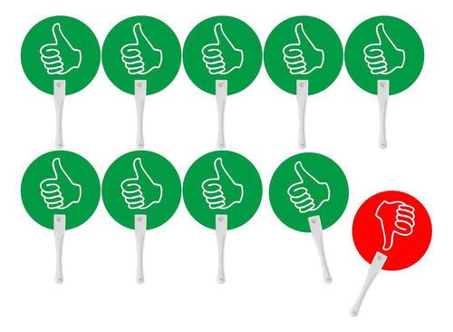 * 10 Paletas De Votación, Paletas Falsas Verdaderas, Paletas